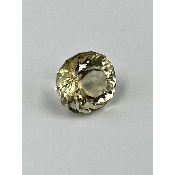 31Ct Natural Citrine Oval Persian Cut Lemon Color Loos Gemstone - Picture 8 of 11